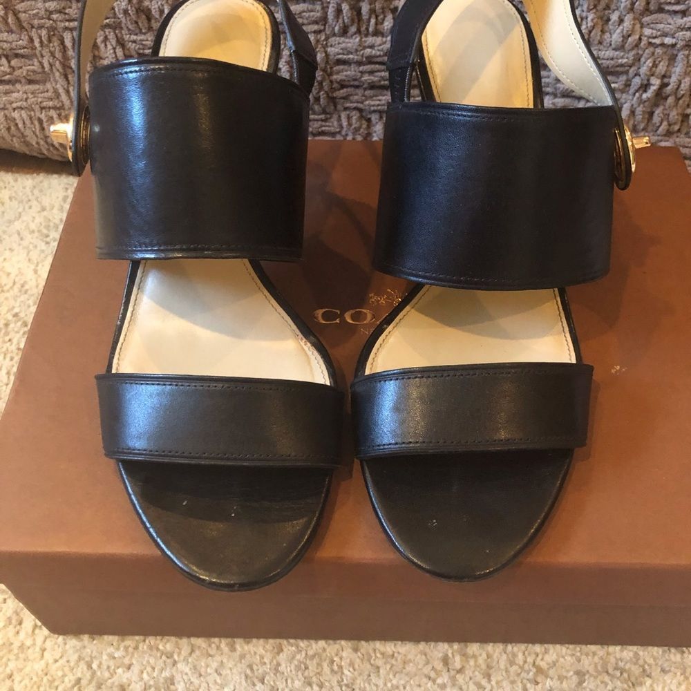 Leather calfskin sandals - Picture 2 of 6